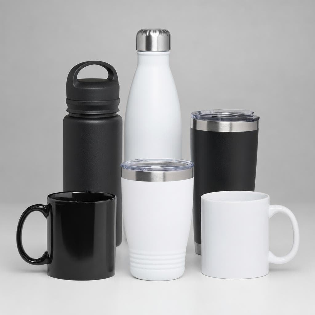 Drinkware (Mugs & Bottles) sample
