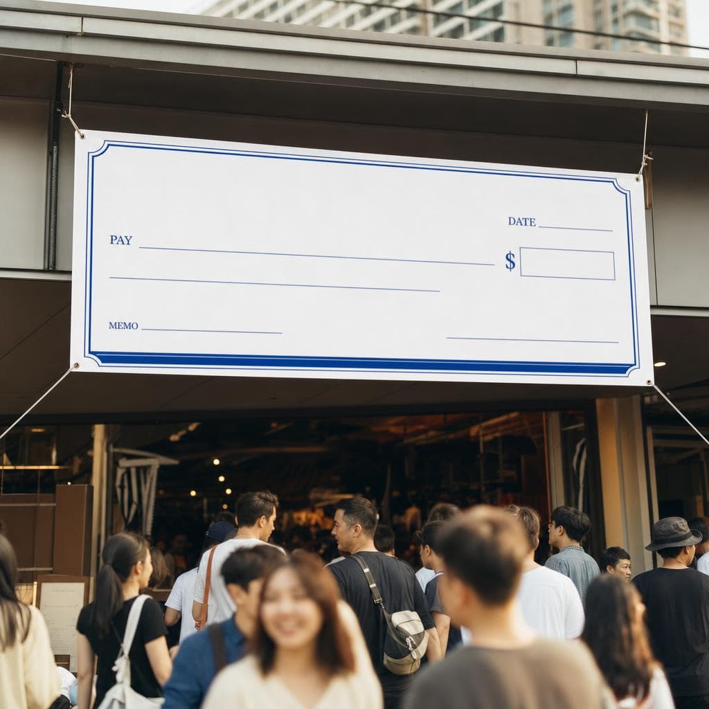 Giant Mock-Up Cheque sample image 2