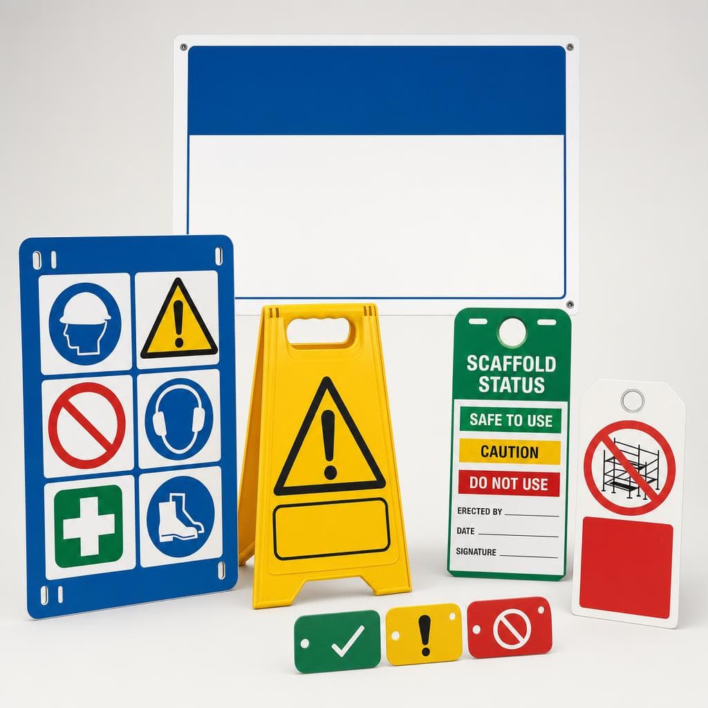 Construction & Scaffold Signs sample