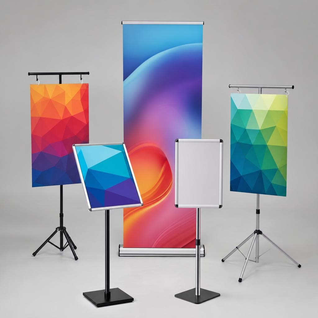 Display Standees & T-Bar Stands sample