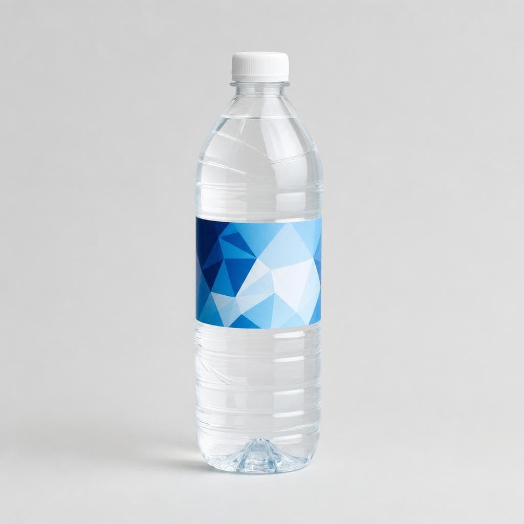 Mineral Water with Custom Label sample